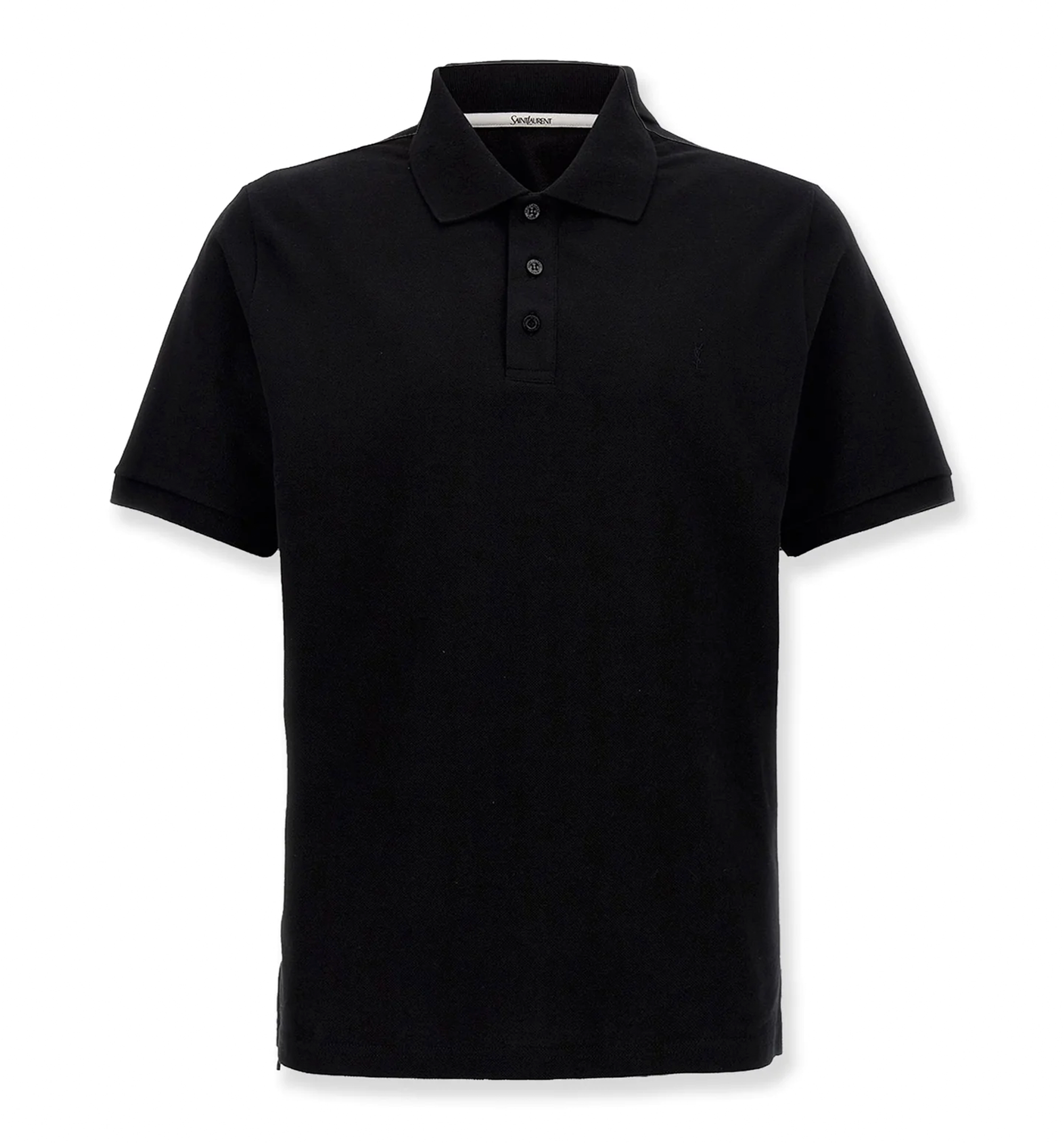 Cotton Piqué Polo Shirt with Embroidery