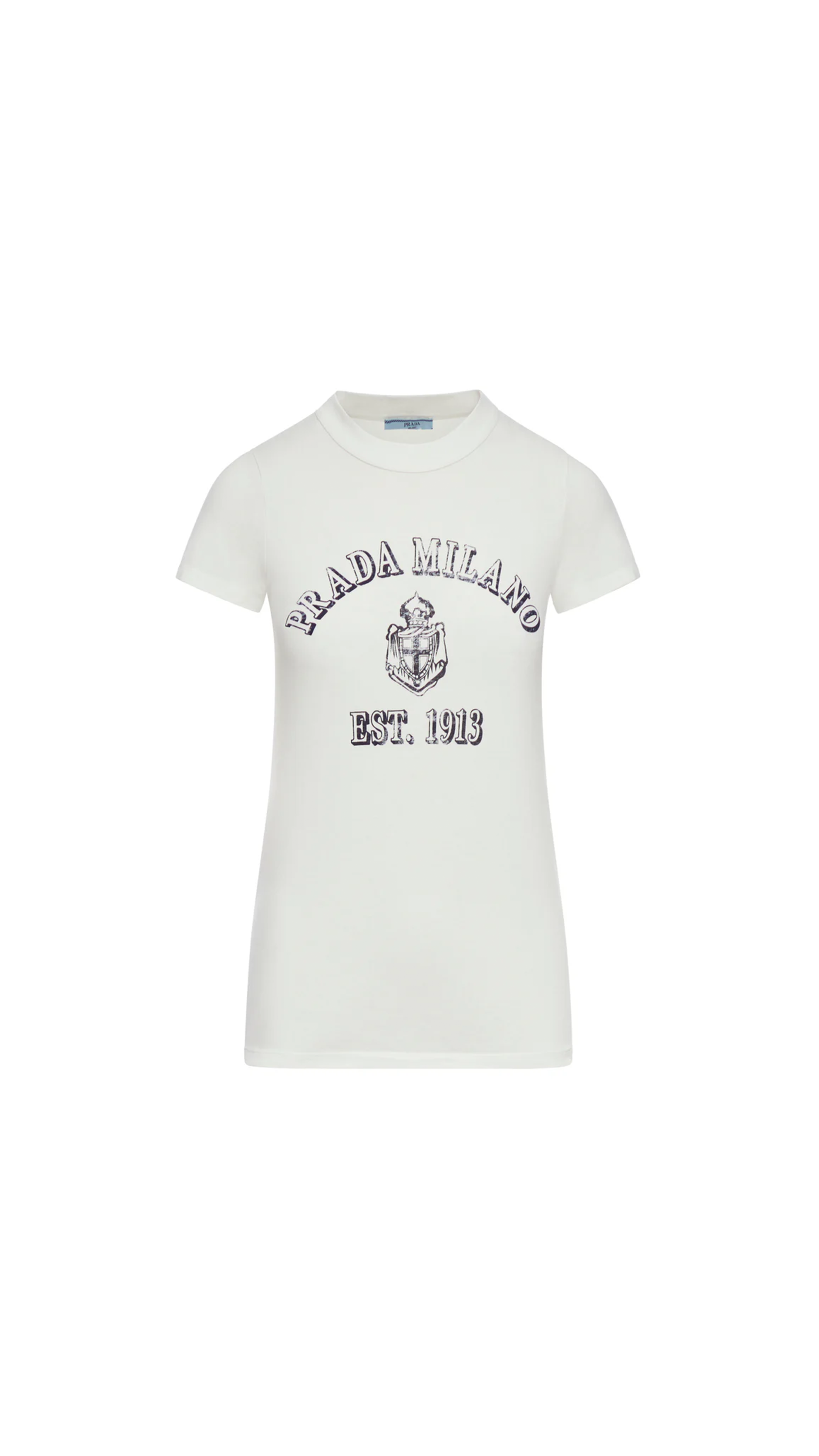 Cotton Printed T-shirt - White