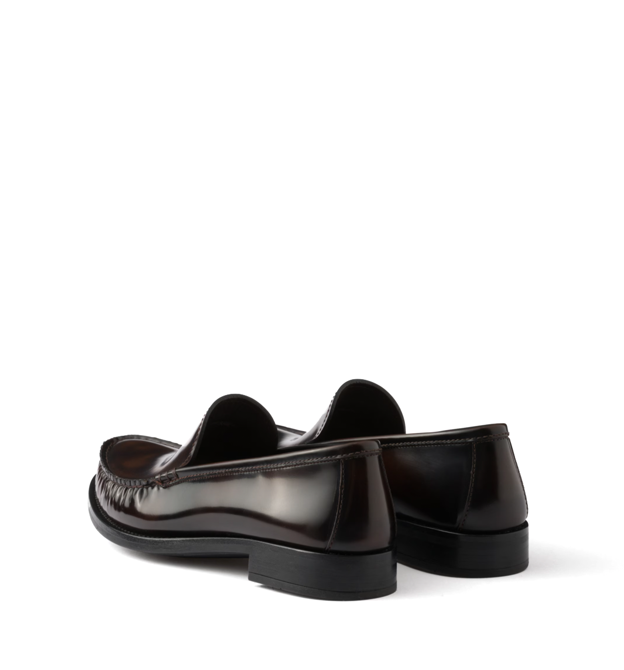 Brushed Leather Loafers