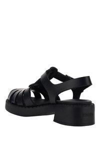 Sporty Foam Rubber Sandal - Black