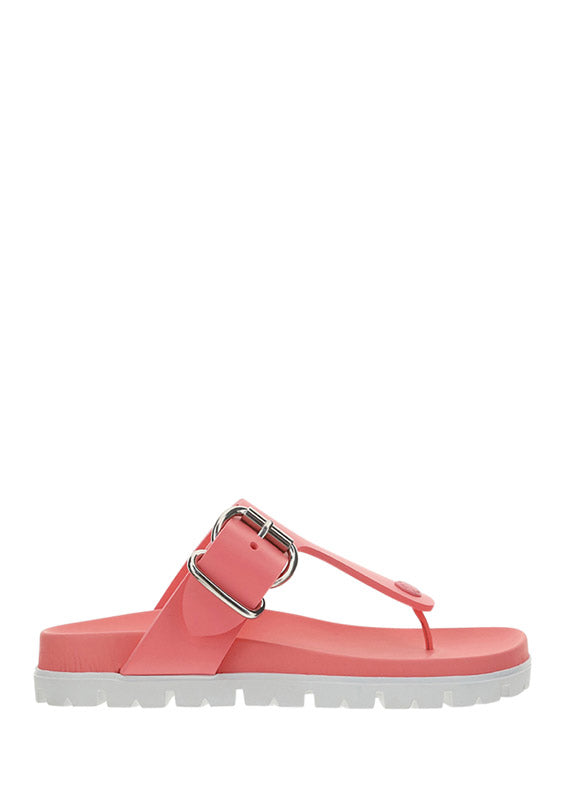 Thong Buckle Sandal - Pink