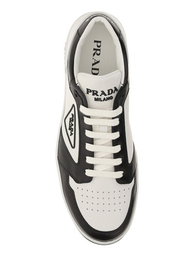 District Leather Sneakers - White / Black