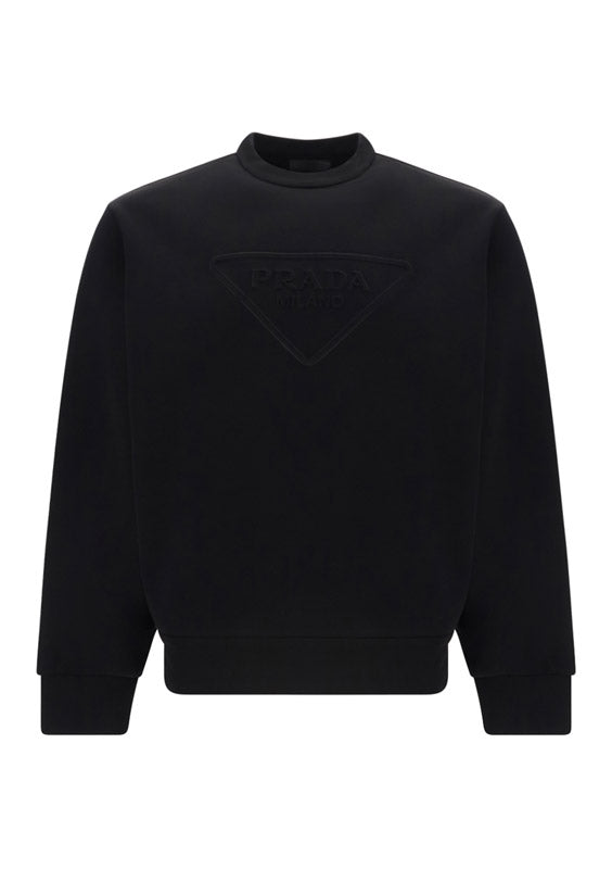 Embossed Logo Sweatshirt - Black