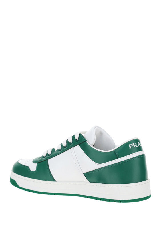 Downtown Leather Sneakers - White / Green