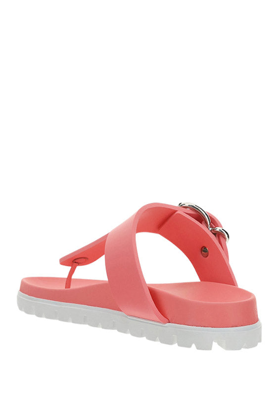 Thong Buckle Sandal - Pink