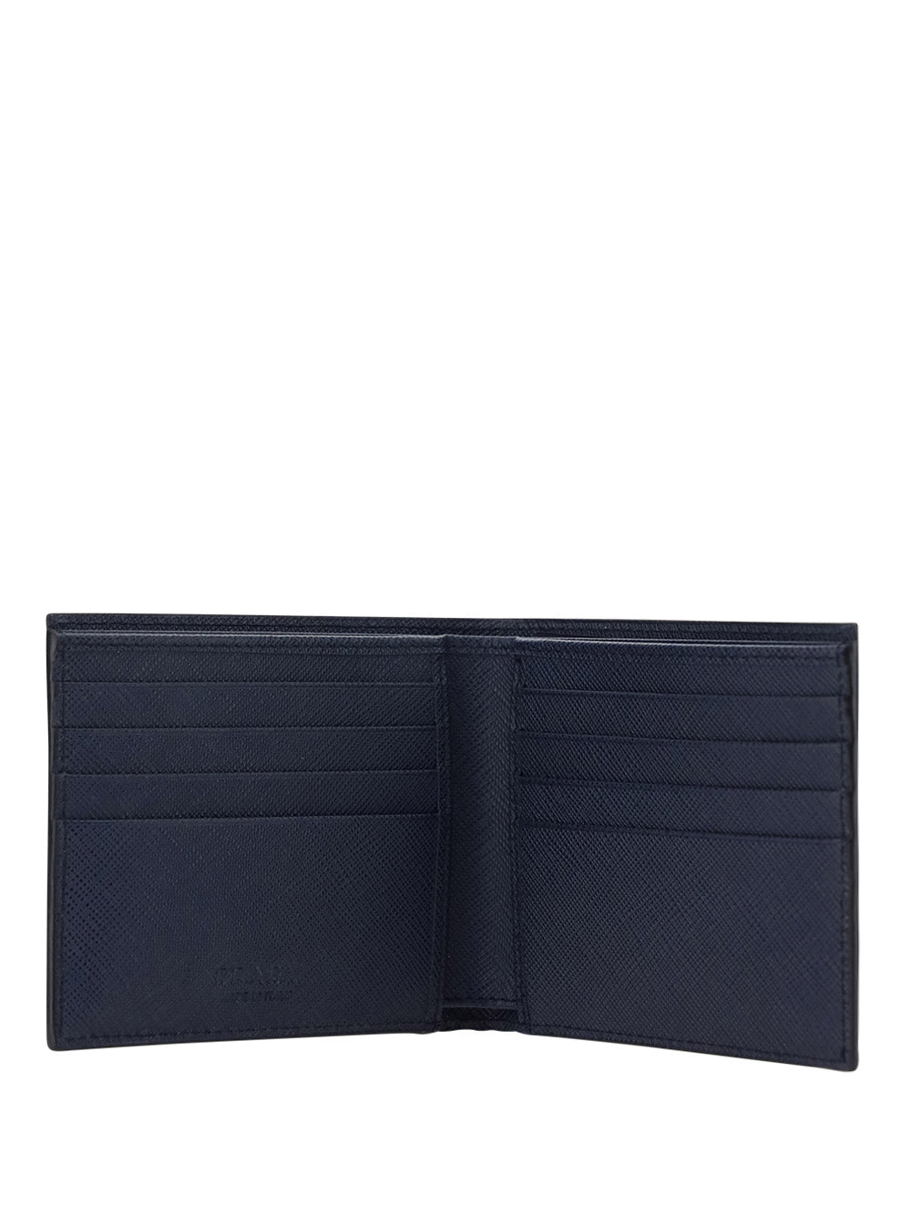 Saffiano Leather Wallet - Navy