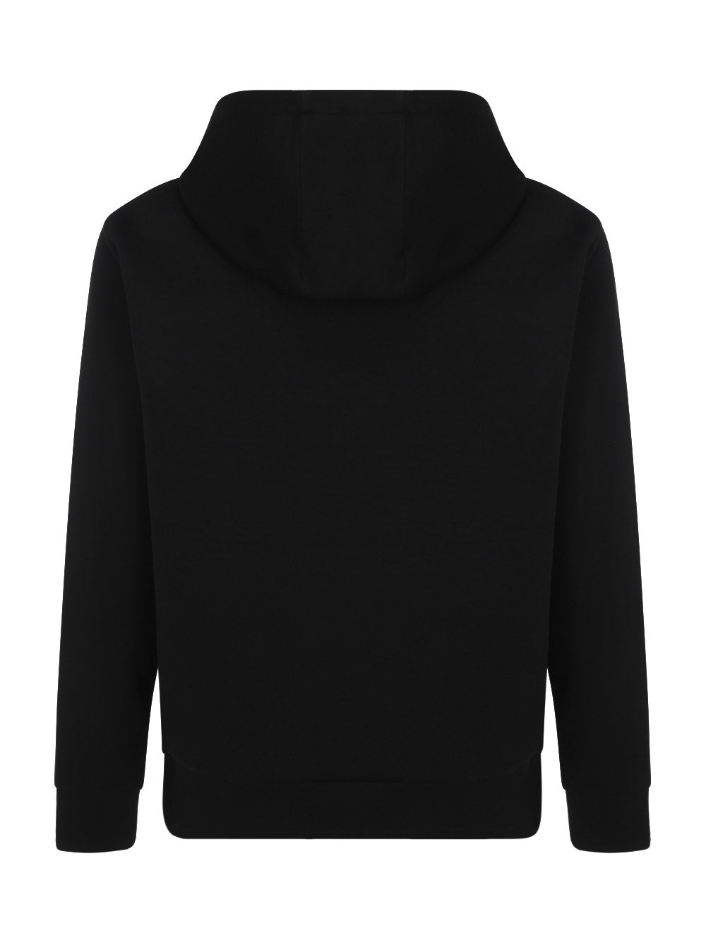 Logo-Embroidered Drawstring Hoodie - Black