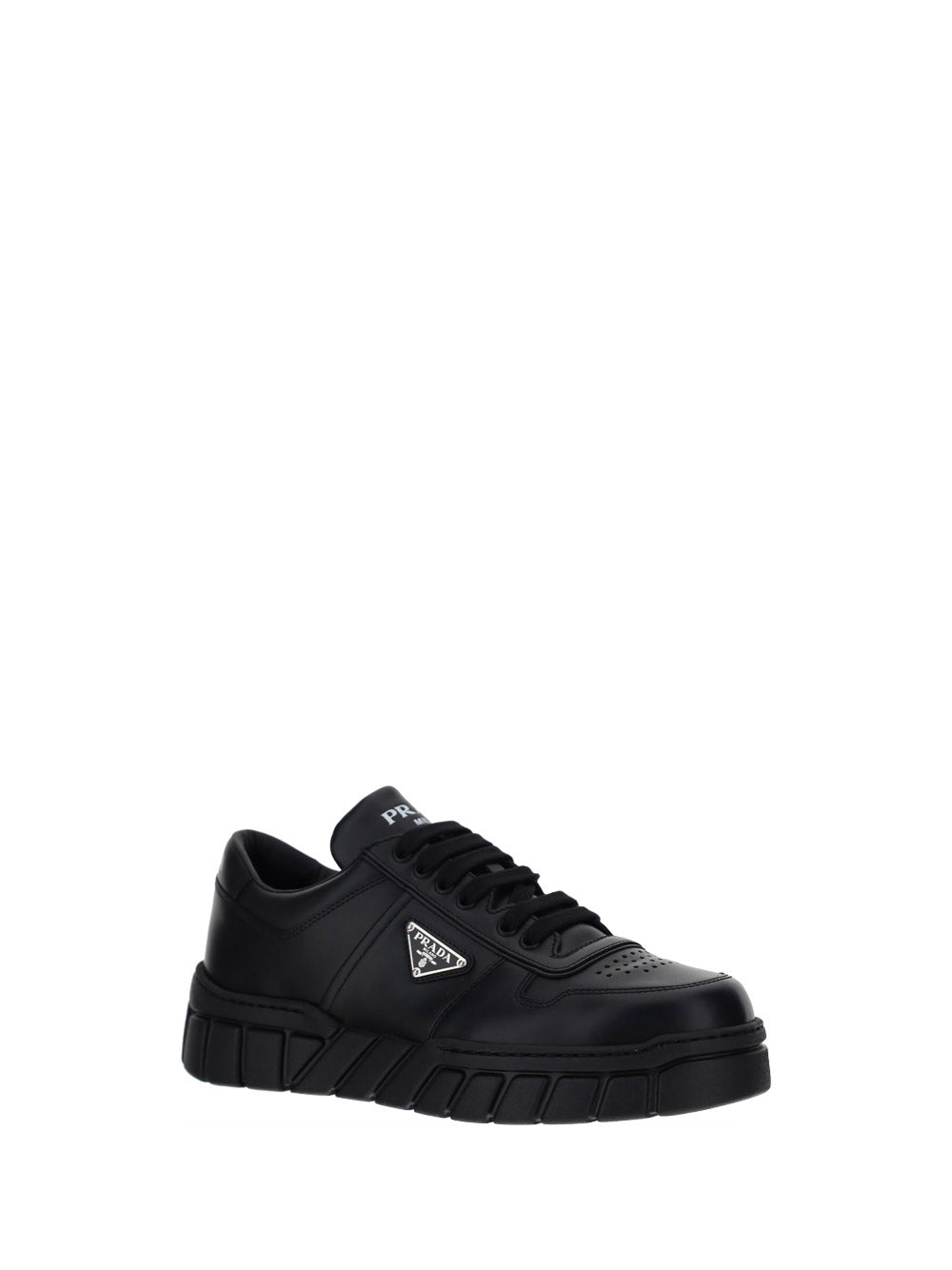 Leather Sneakers - Black.