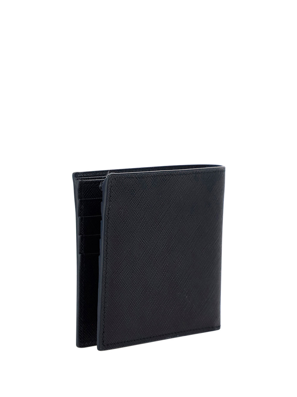 Saffiano Leather Wallet - Black.