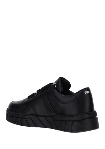 Leather Sneakers - Black.