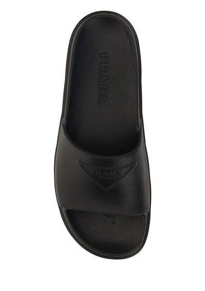 Rubber Sandals - Black.