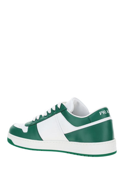 Downtown Leather Sneakers - White / Green