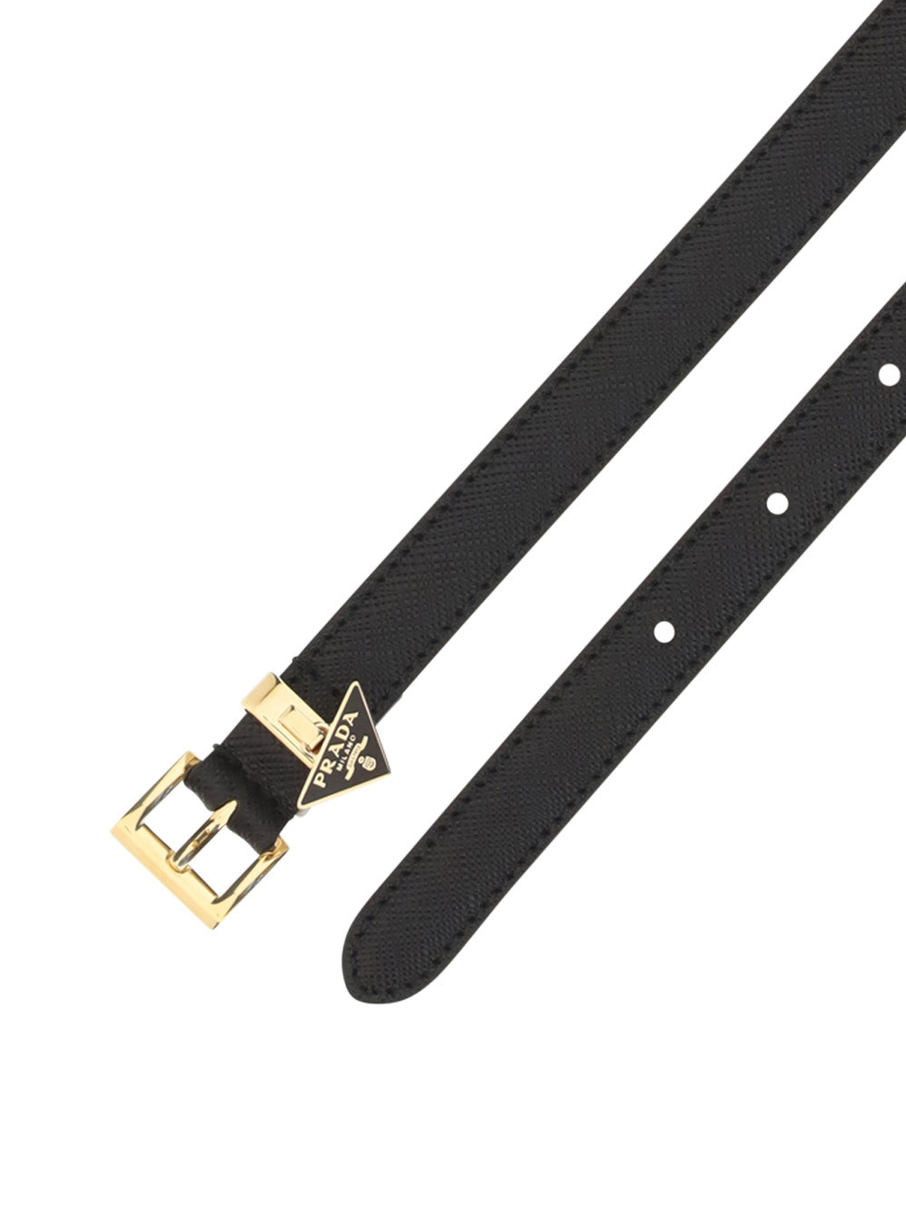 Saffiano belt - Black