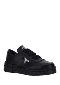 Leather Sneakers - Black.