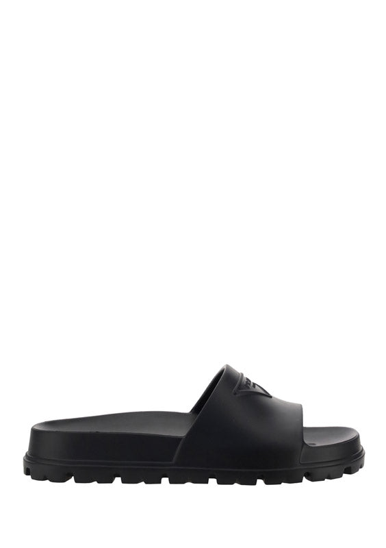 Rubber Sandals - Black.