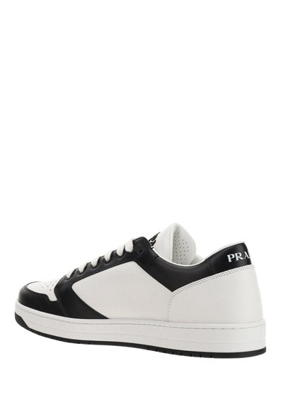 District Leather Sneakers - White / Black