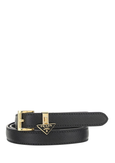 Saffiano belt - Black