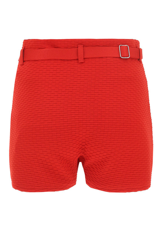 Jacquard Shorts - Red