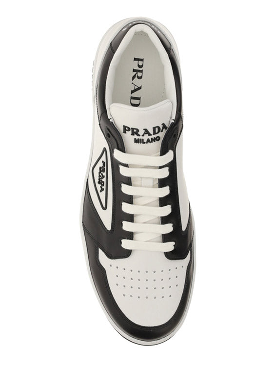 District Leather Sneakers - White / Black