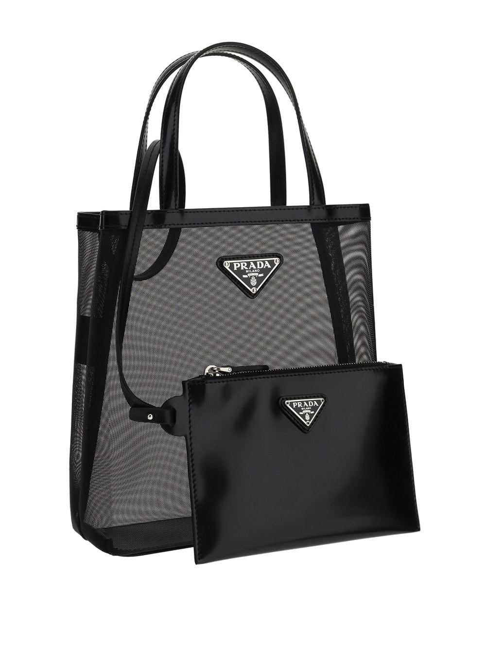 Small Mesh Tote Bag - Black