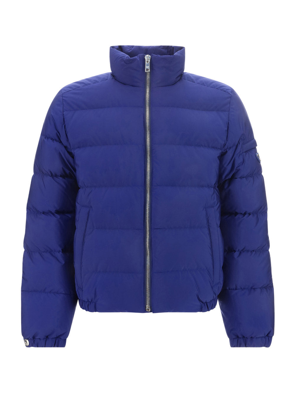 Re-Nylon short puffer jacket - Bluette