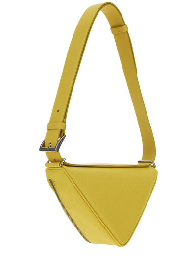 Saffiano Leather Belt Bag - Sunny Yellow