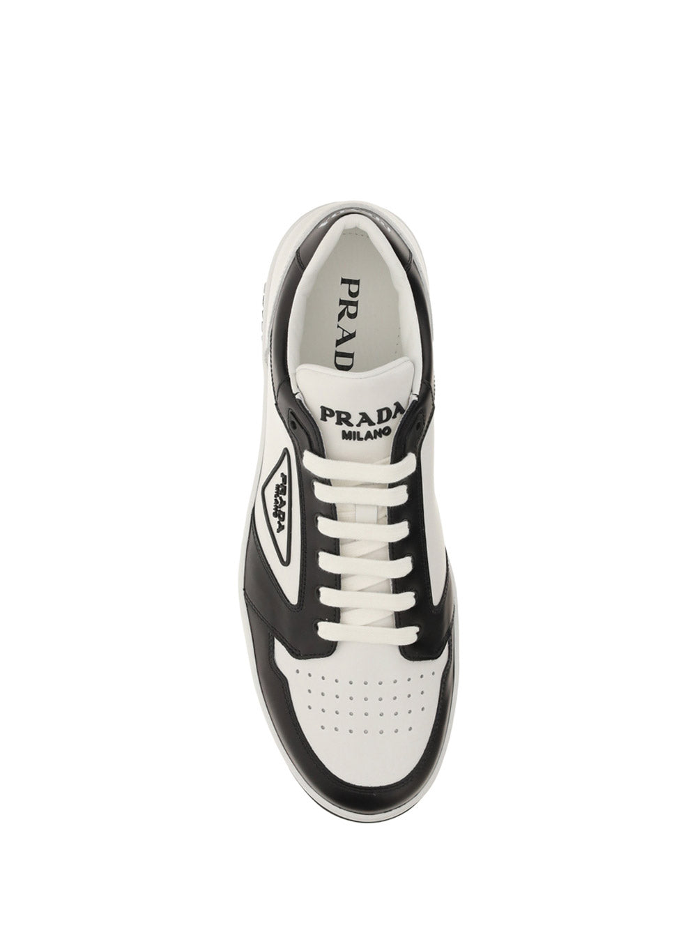 District Leather Sneakers - White / Black