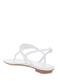 Strappy Thong Sandals - White