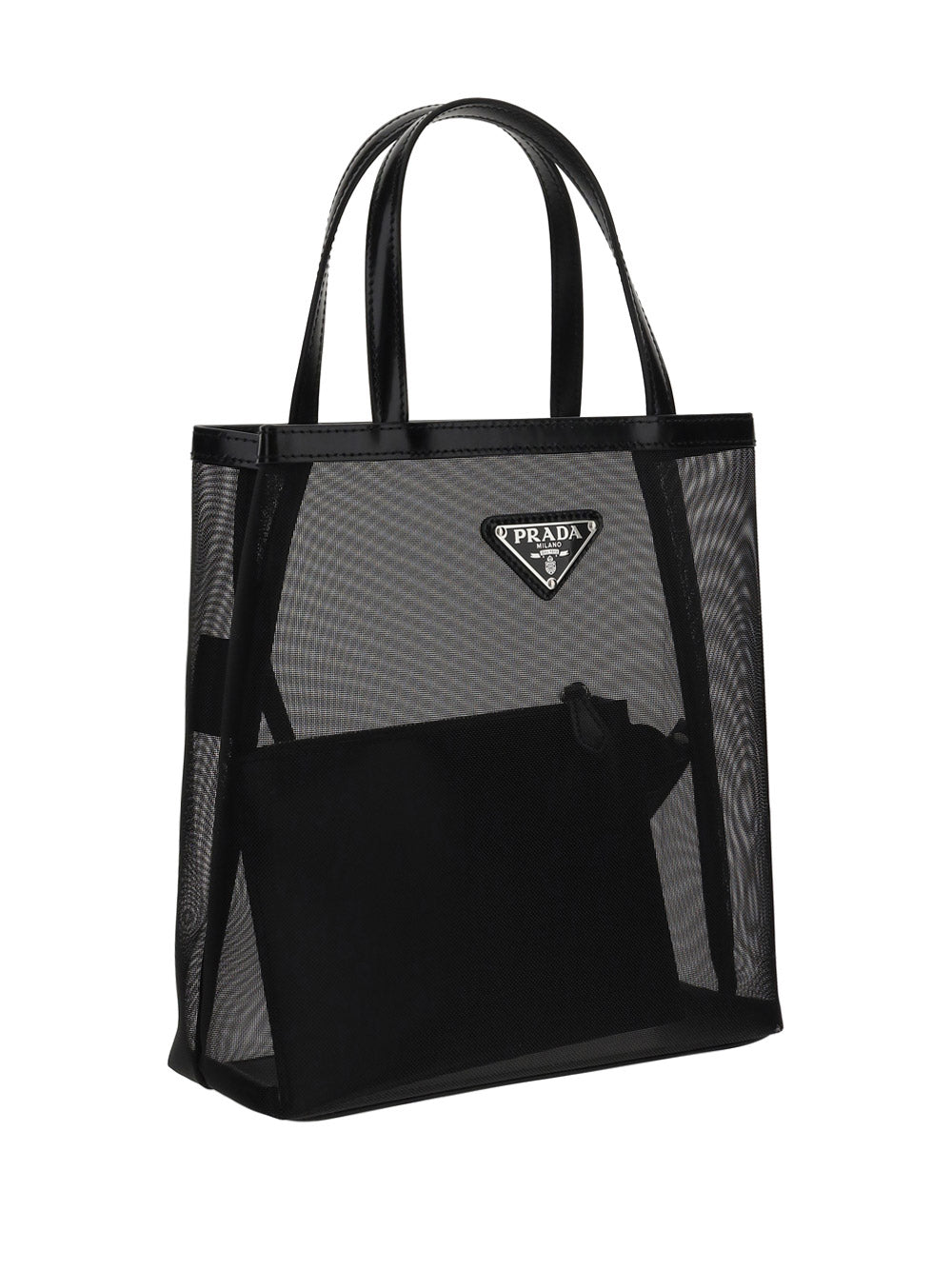 Small Mesh Tote Bag - Black