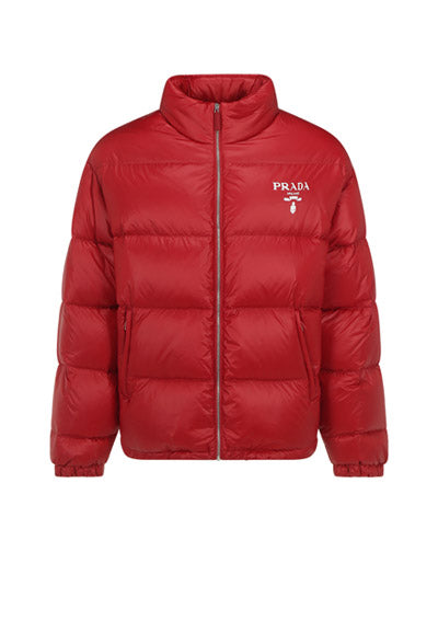 Re-Nylon Puffer Jacket - Red