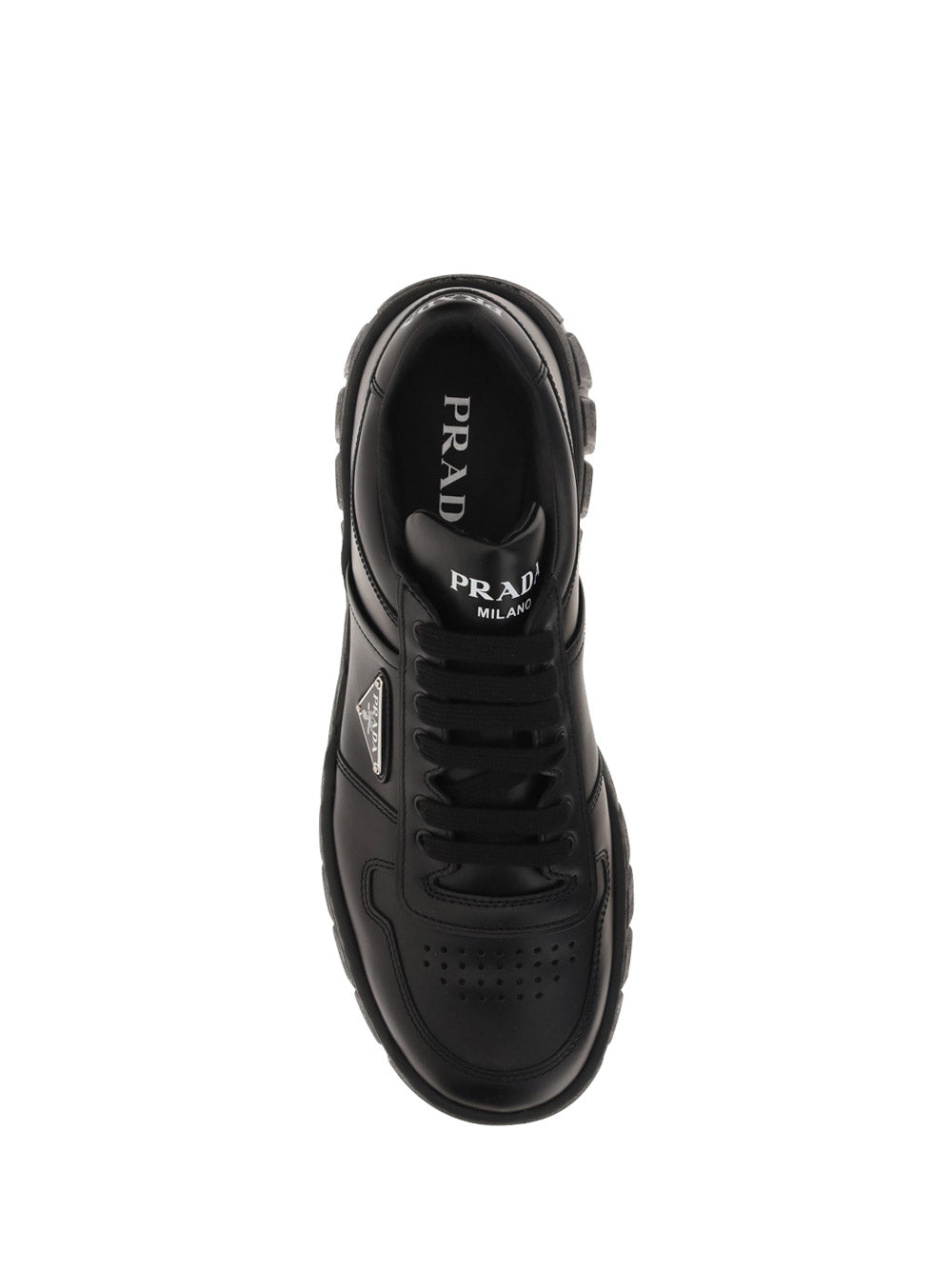 Leather Sneakers - Black.