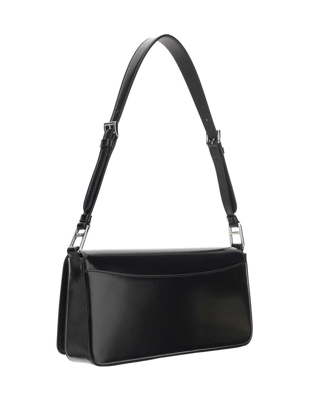 Brushed Leather Femme Bag - Black