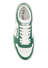 Downtown Leather Sneakers - White / Green