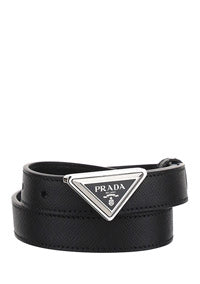 Brushed Leather Belt - Black