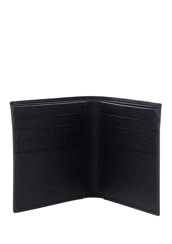 Saffiano Leather Wallet - Black.