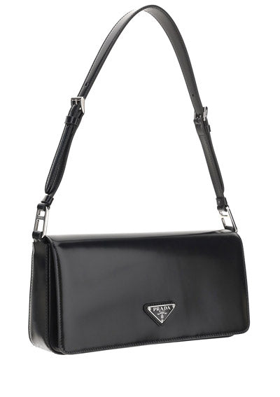 Brushed Leather Femme Bag - Black