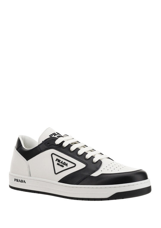 District Leather Sneakers - White / Black