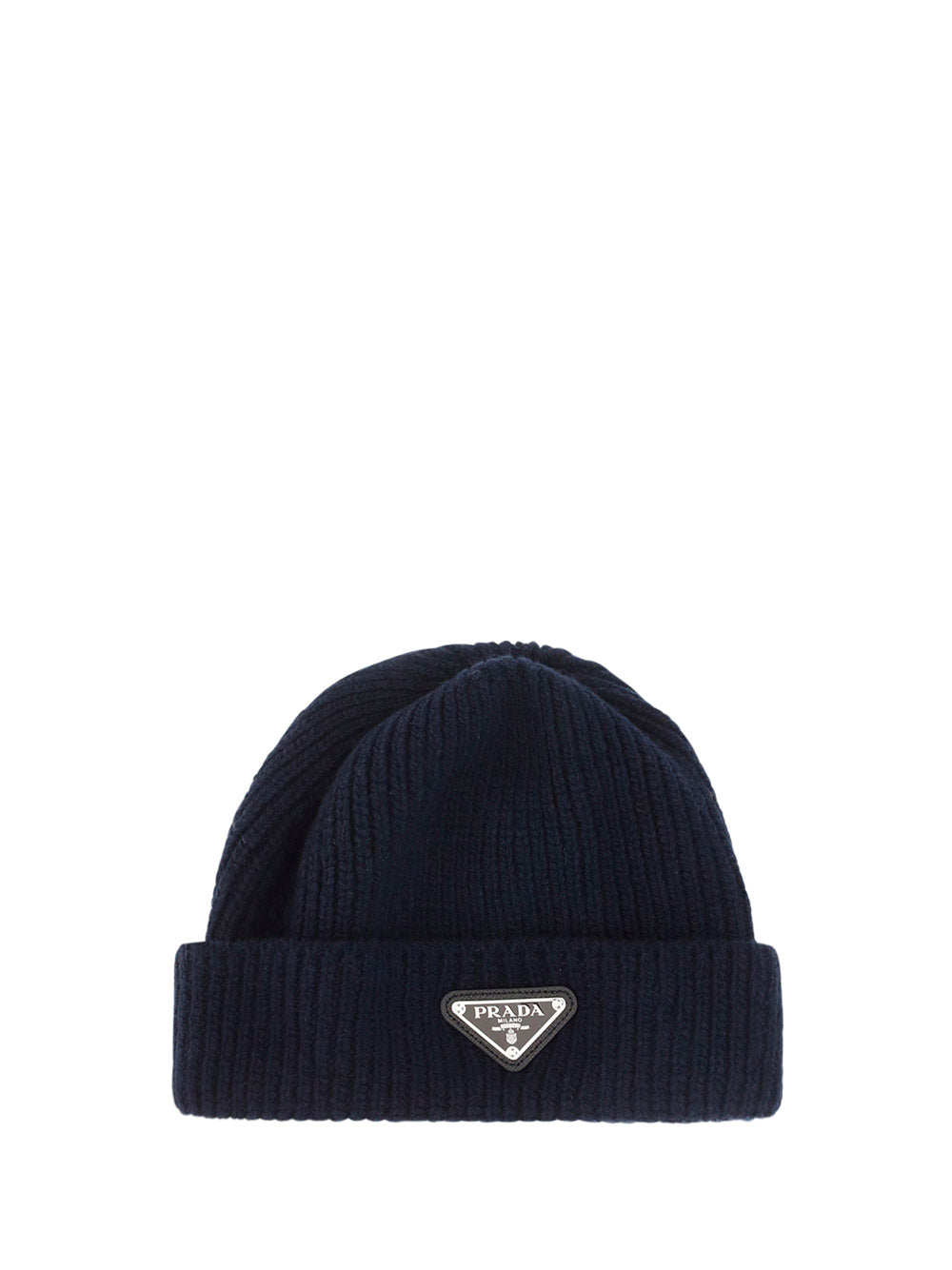 Wool and cashmere beanie - Navy