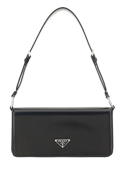 Brushed Leather Femme Bag - Black