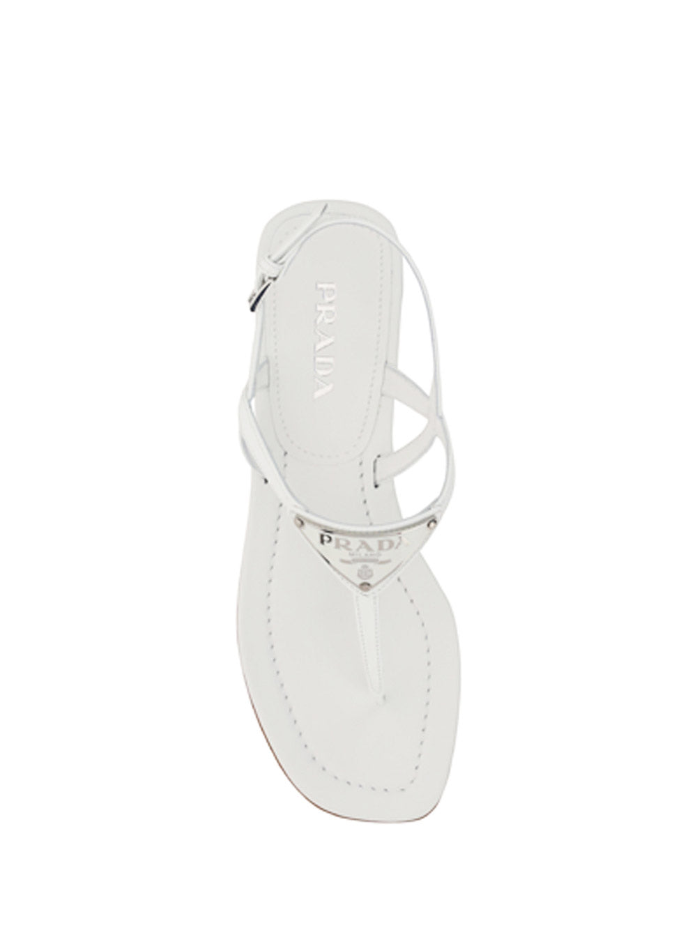 Strappy Thong Sandals - White