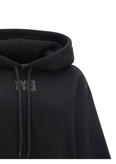 Puff Logo Hoodie In Structured Terry