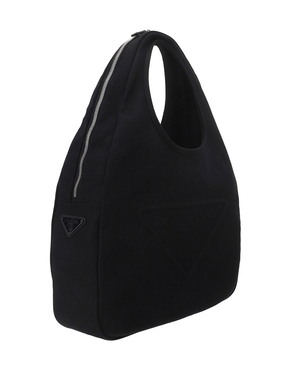 Canvas Hobo Bag - Black