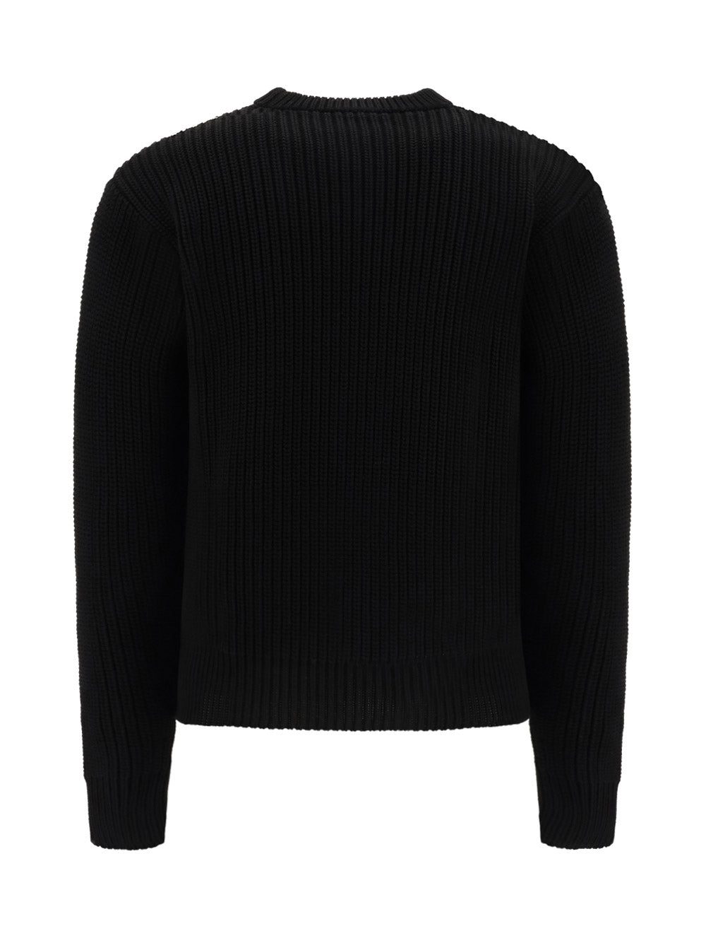 Cashmere and Wool Crewneck Sweater - Black