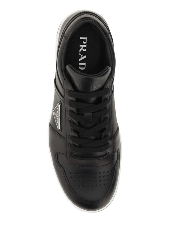 Downtown Leather Sneakers - Black