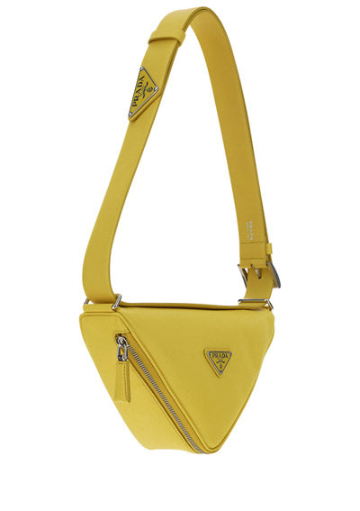 Saffiano Leather Belt Bag - Sunny Yellow