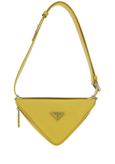 Saffiano Leather Belt Bag - Sunny Yellow