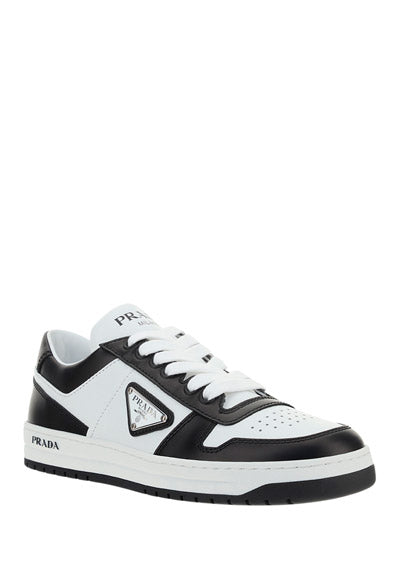 Downtown Leather Sneakers - Black / White