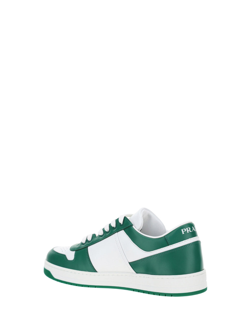 Downtown Leather Sneakers - White / Green