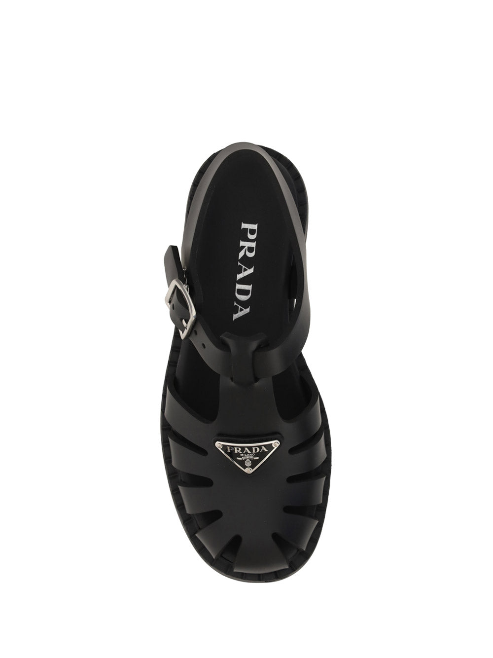 Sporty Foam Rubber Sandal - Black