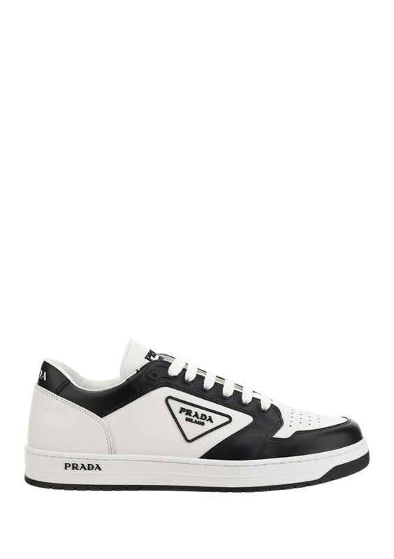 District Leather Sneakers - White / Black